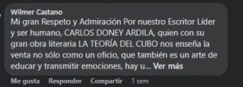 Testimonio necesitas fidelizar tus clientes, Teoría del Cubo, Carlos Doney Ardila